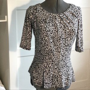 Animal print top